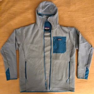 Patagonia Men's R2 TechFace Hoody Large Plume Grey